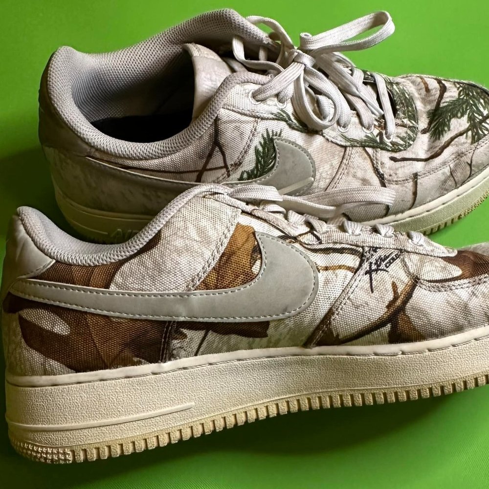 Real free Camo Air Force 1